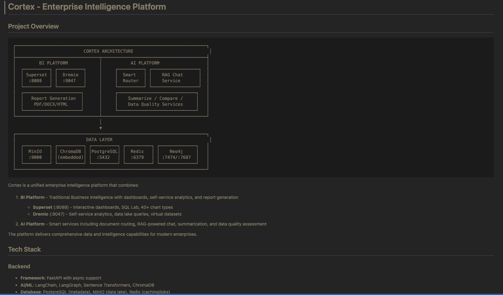 Example CLAUDE.md file
